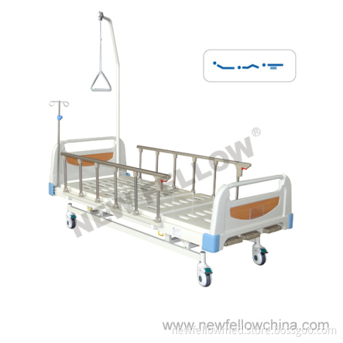 FDA Approved Manual Three Function Medical Hospital Bed